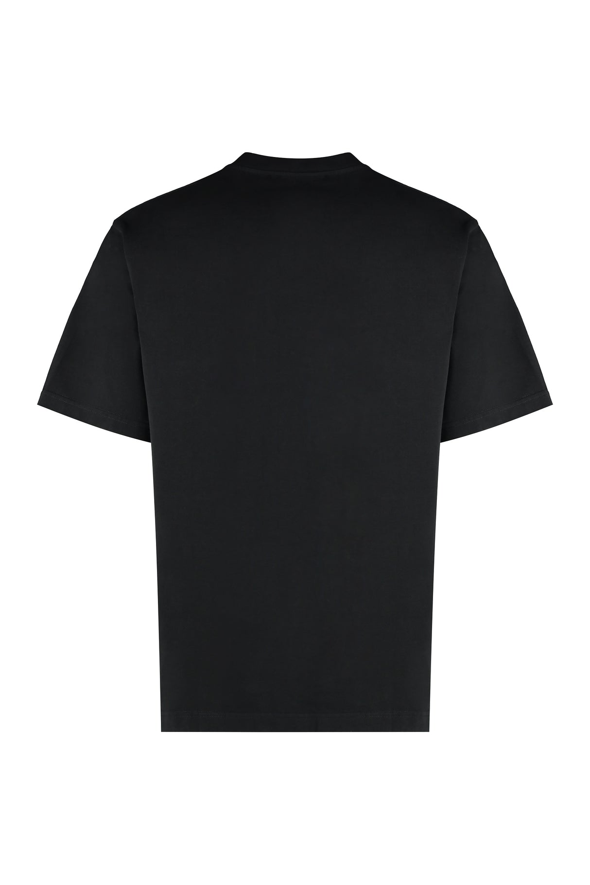 DOLCE & GABBANA Durable Cotton Crew-Neck T-Shirt in Classic Black