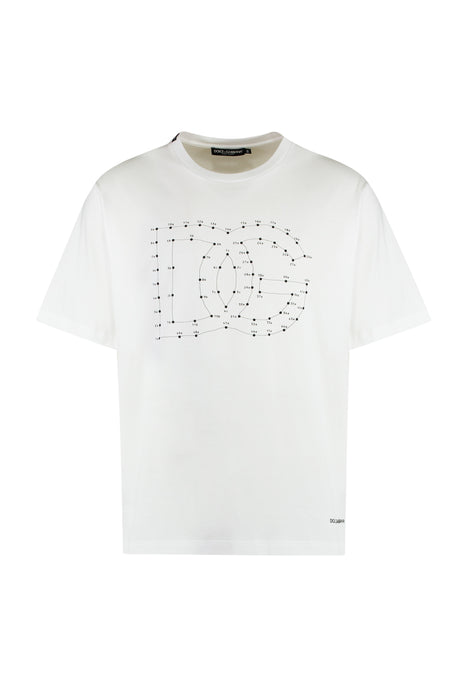 DOLCE & GABBANA Cotton Crew-Neck T-Shirt for Men