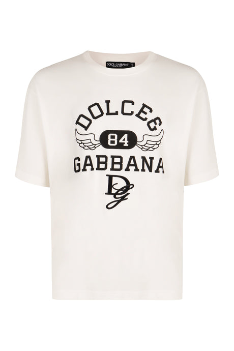 DOLCE & GABBANA LOGO COTTON T-SHIRT