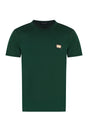 DOLCE & GABBANA Green Cotton Crew-Neck T-Shirt for Men