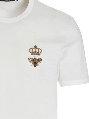 DOLCE & GABBANA Classic Cotton Crew-Neck T-Shirt for Men