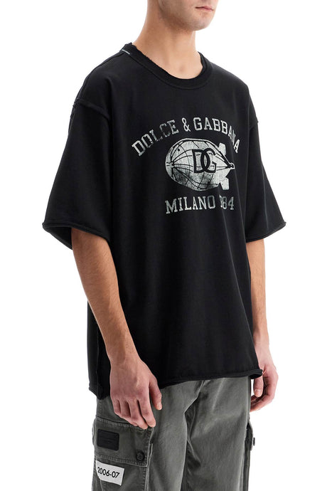 DOLCE & GABBANA Oversized Graphic Logo T-Shirt