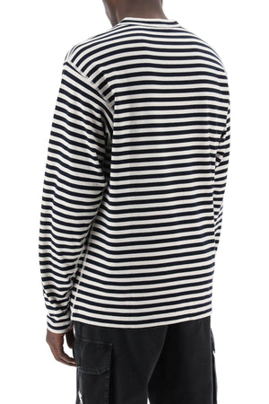 MEN'S STRIPED LONG-SLEEVED T-SHIRT IN MIXED COLORS