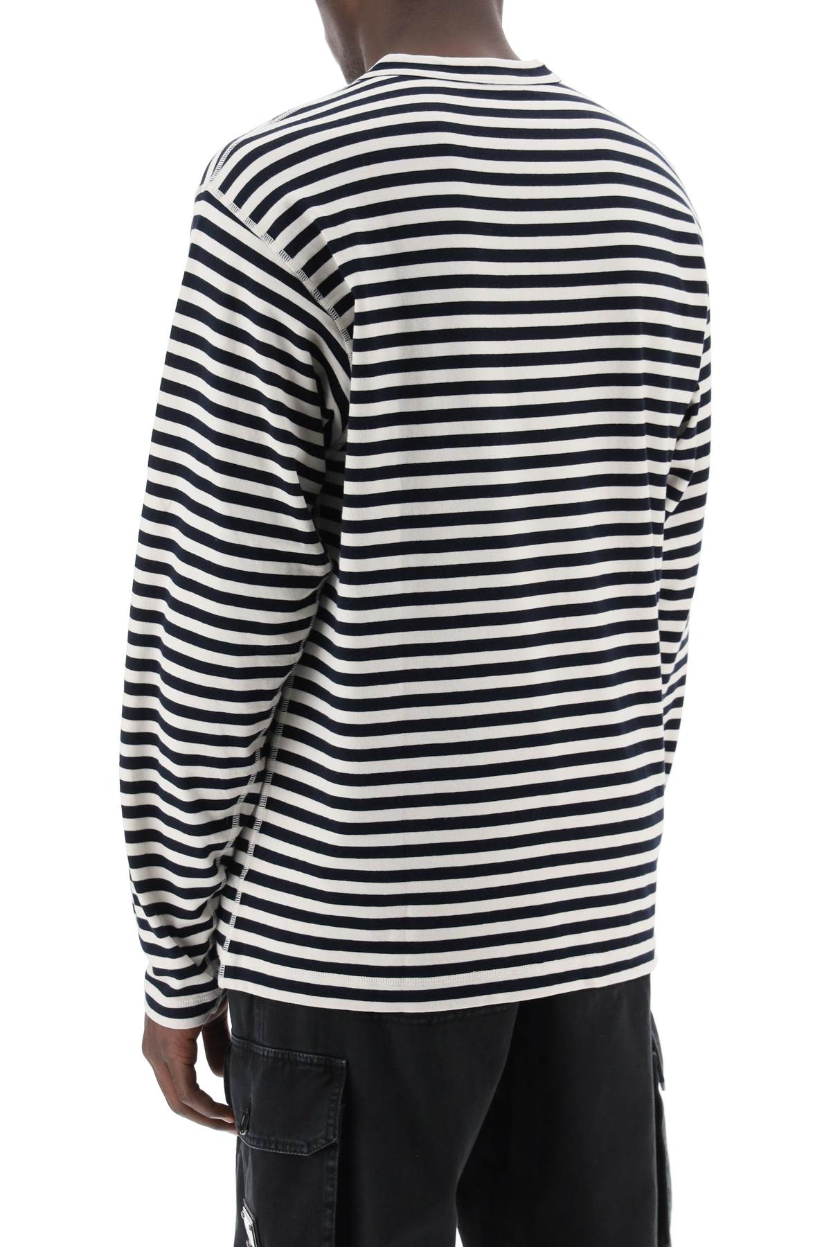 DOLCE & GABBANA Striped Long-Sleeved T-Shirt for Men Inspired by Nautical Style