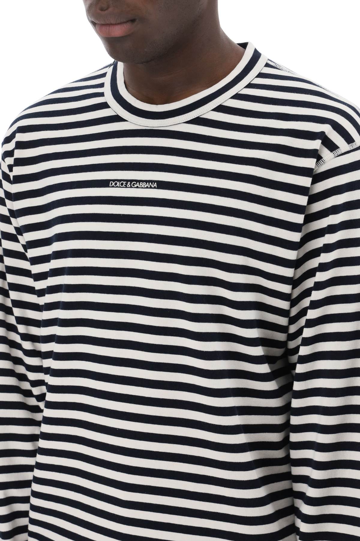 MEN'S STRIPED LONG-SLEEVED T-SHIRT IN MIXED COLORS