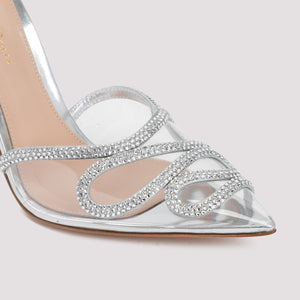 GIANVITO ROSSI Metallic Strass Sandals for Women