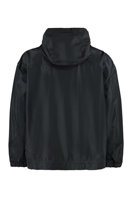 DOLCE & GABBANA Black Hooded Jacket for Men