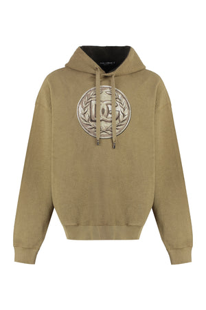 DOLCE & GABBANA Men's Monete Rubber Print Hoodie - FW23