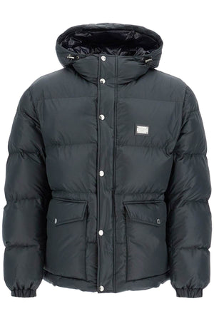 DOLCE & GABBANA Luxury Quilted Hooded Jacket for Men