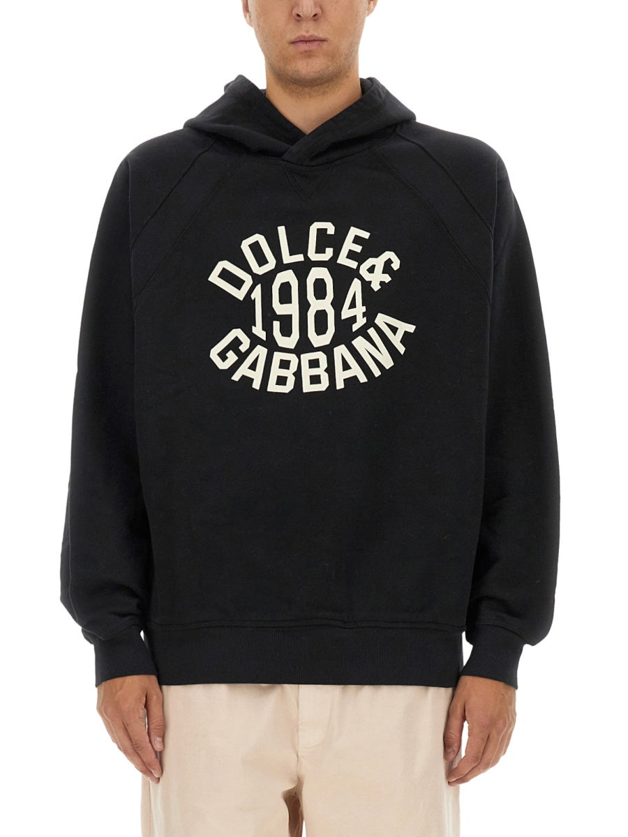 DOLCE & GABBANA Men's Classic Cotton Hoodie - Perfect Fit Size M