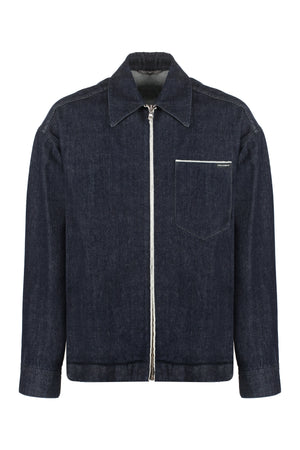 DOLCE & GABBANA Blue Denim Jacket for Men - SS24 Collection