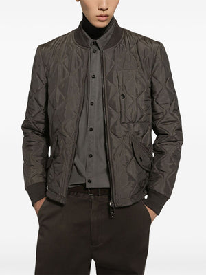 DOLCE & GABBANA Men's Quilted Bomber Jacket