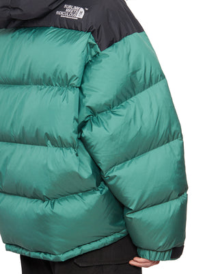 MAISON MIHARA YASUHIRO	 Green Oversize Puffer Jacket for Men - FW24 Collection