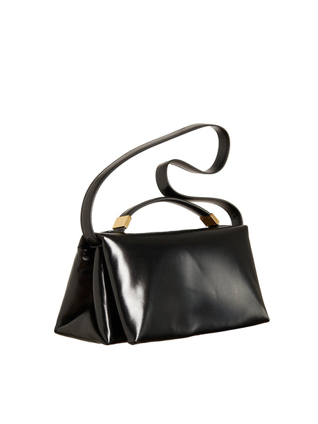 MARNI Luxurious Black Leather Handbag for Women