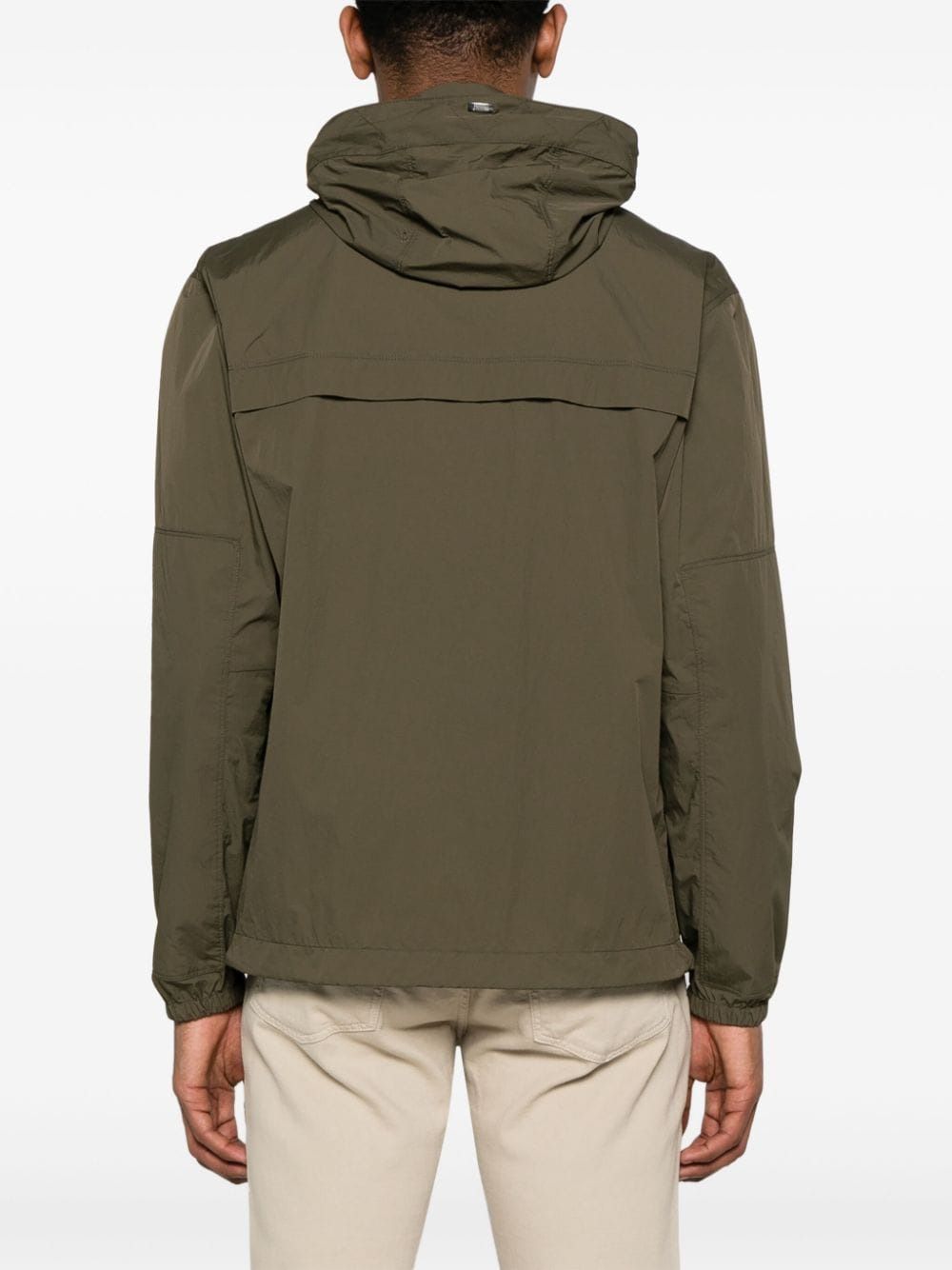 HERNO Green Military Jacket for Men - SS24 Collection