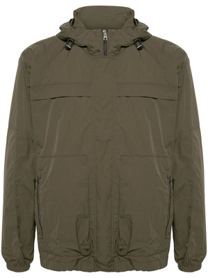 HERNO Green Military Jacket for Men - SS24 Collection