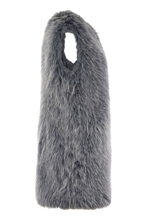 HERNO Eco-Luxe Sleeveless Fur-Trim Vest