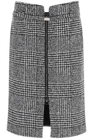 TOM FORD Mixed Coloured Prince of Wales Pencil Skirt for Women - FW23