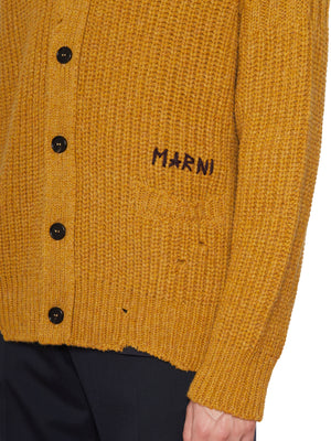 MARNI Fall/Winter '23 Mohair Logo Cardigan for Men