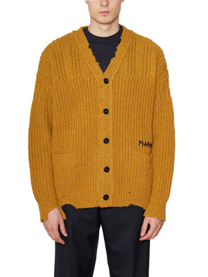 MARNI Fall/Winter '23 Mohair Logo Cardigan for Men