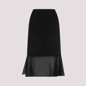 TOM FORD Stunning Black Viscose Skirt for Women - SS24 Collection