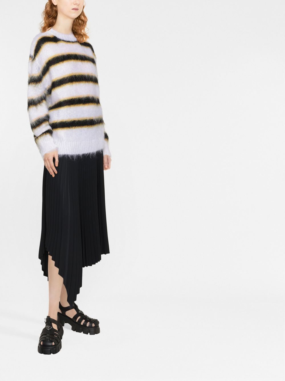 MARNI Cozy and Chic: Gauze-Effect Mohair Pullover for Women