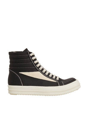 High Top Vintage Sneakers for Women in Classic Black