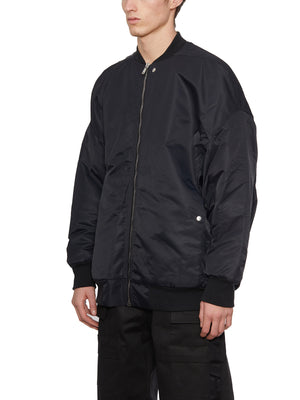 Jumbo Flight Bomber Jacket in Black - FW23 Collection