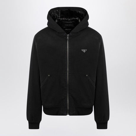 PRADA Zipped Hooded Jacket for Men - SS25 Collection