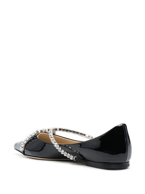 أحذية بالرينا باللون الأسود الأنيقة من جلد البولي يوريثين للنساء - مجموعة SS24
