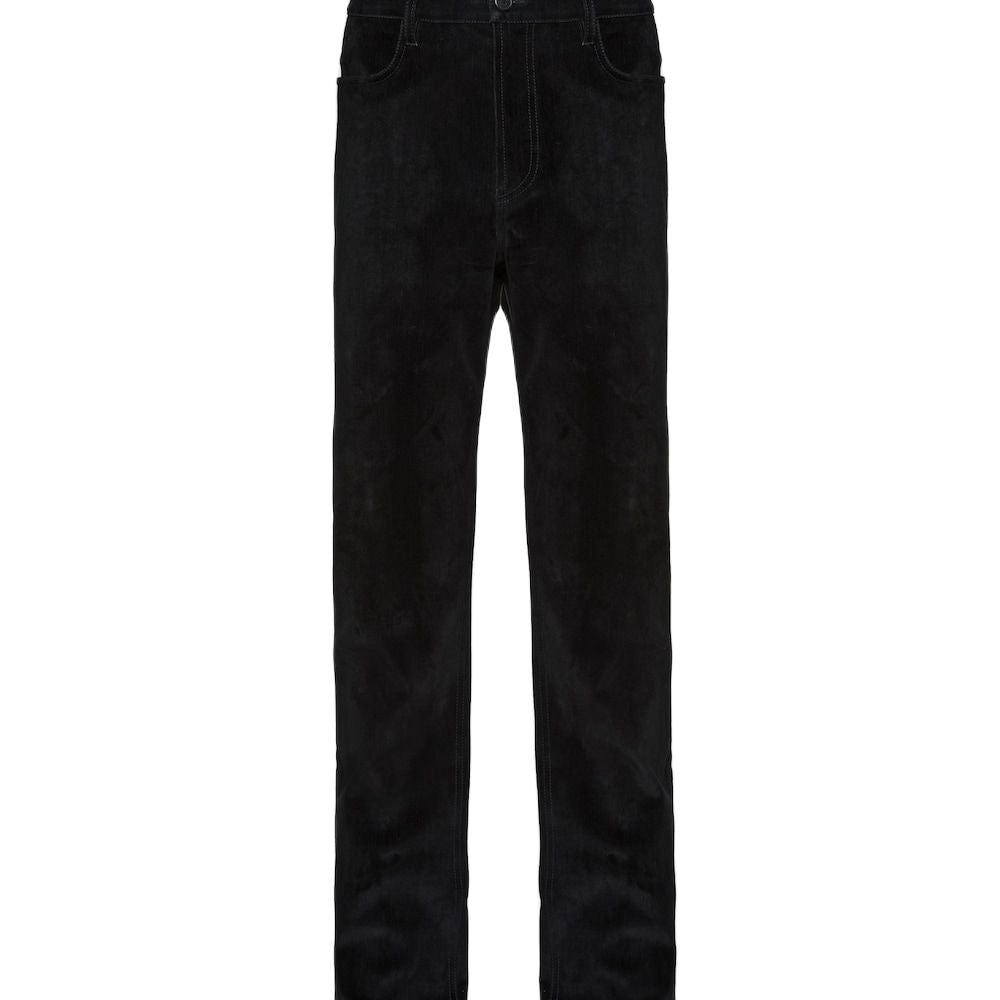 Trendy Black Denim Pants for Men - SS23 Collection