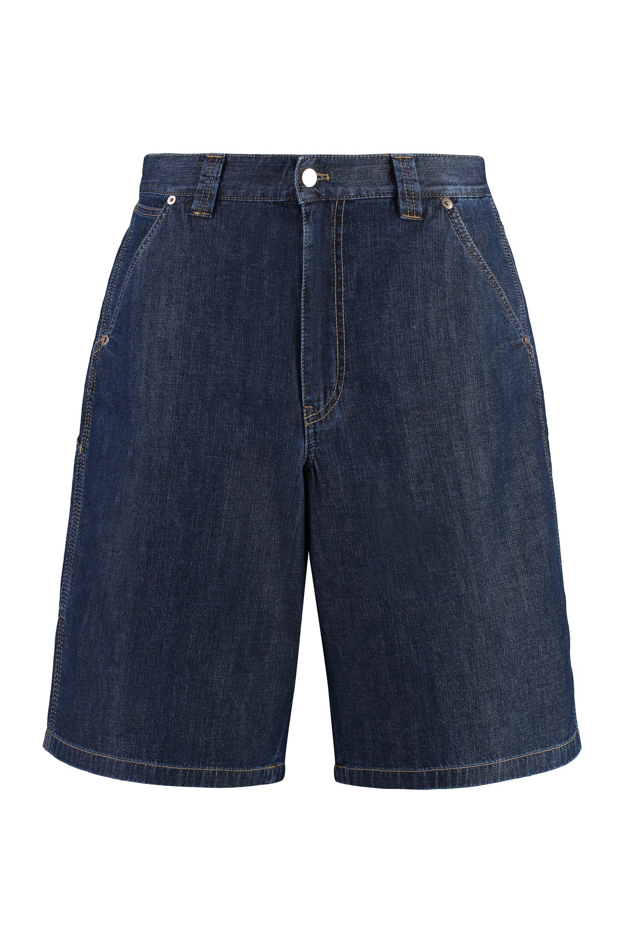 PRADA Men's Blue Denim Shorts for SS24