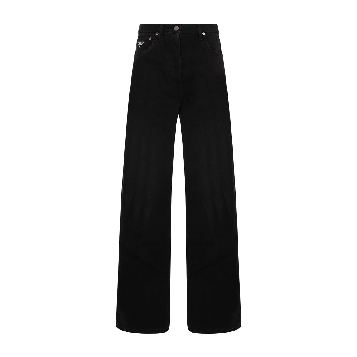 PRADA Elegant Black Cotton Jeans