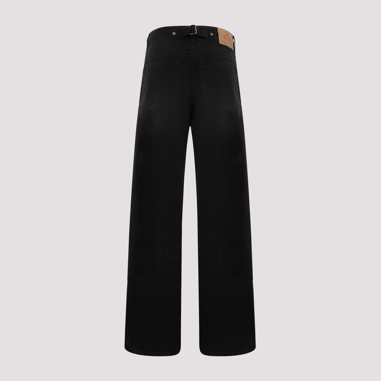 PRADA Elegant Black Cotton Jeans