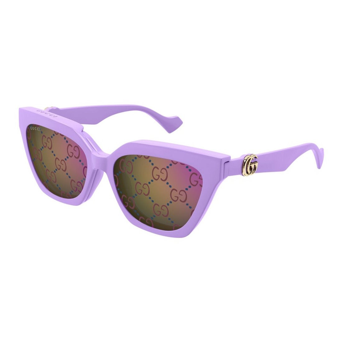 GUCCI Violet Hue Transparent Sunglasses