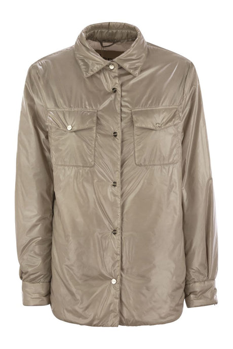 HERNO Shirt-Cut Jacket in Ultralight Nylon - Regular Fit