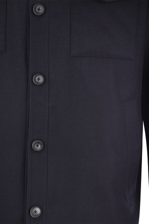 HERNO Men's Pearl Rain Cotton Silk Cashmere Shirt - SS24 Collection