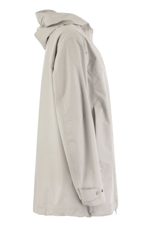 HERNO Cyan Laminar Parka Jacket with Hood - 2024 SS Collection