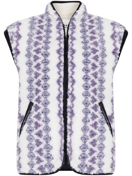 ISABEL MARANT ETOILE Reversible Graphic Print Vest for Women