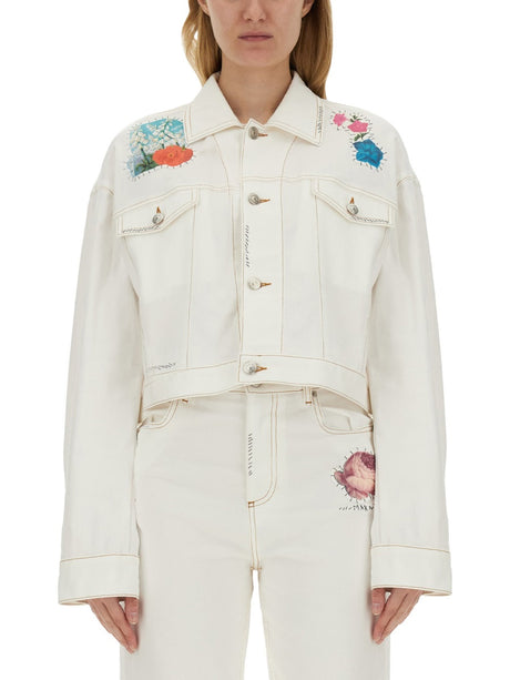 MARNI Womens Mini Denim Jacket Size 40