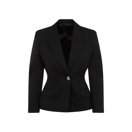 GIVENCHY Elegant Virgin Wool Jacket for Women