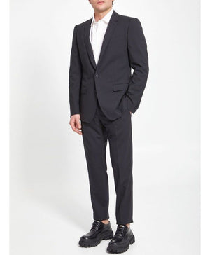 DOLCE & GABBANA Men's Black Wool Two-Piece Suit