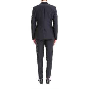 DOLCE & GABBANA Men's Black Raffia Single-Breasted Tuxedo for SS21