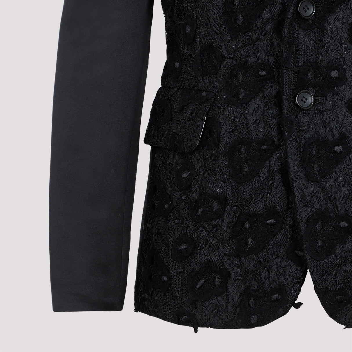 COMME DES GARÇONS Black Wool Jacket for Women - SS23 Collection