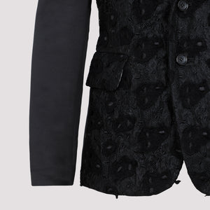 COMME DES GARÇONS Black Wool Jacket for Women - SS23 Collection