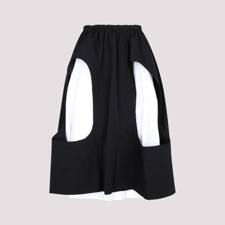 オリジナル：女性用スタイリッシュなブラックスカート - SS23コレクション