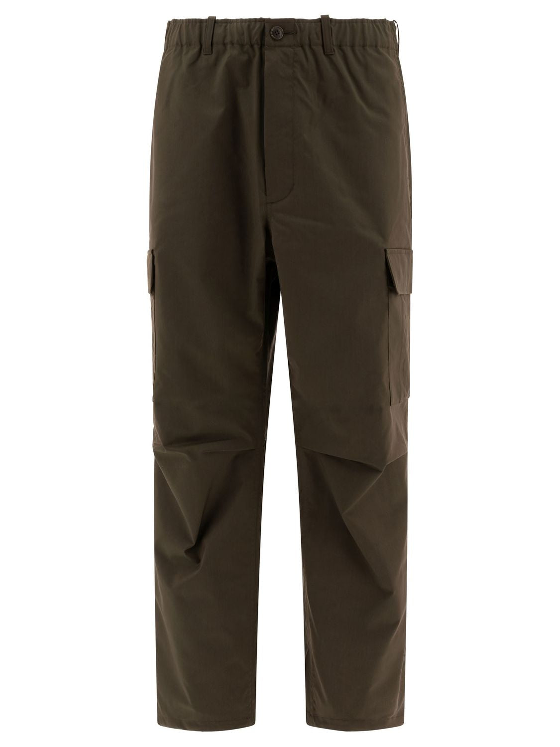 GOLDWIN Wool Blend Twill Trousers - Regular Fit, Mid Rise