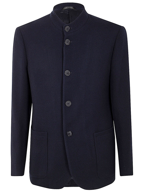 GIORGIO ARMANI Elegantly Tailored Blazer for Men - Essential Outerwear