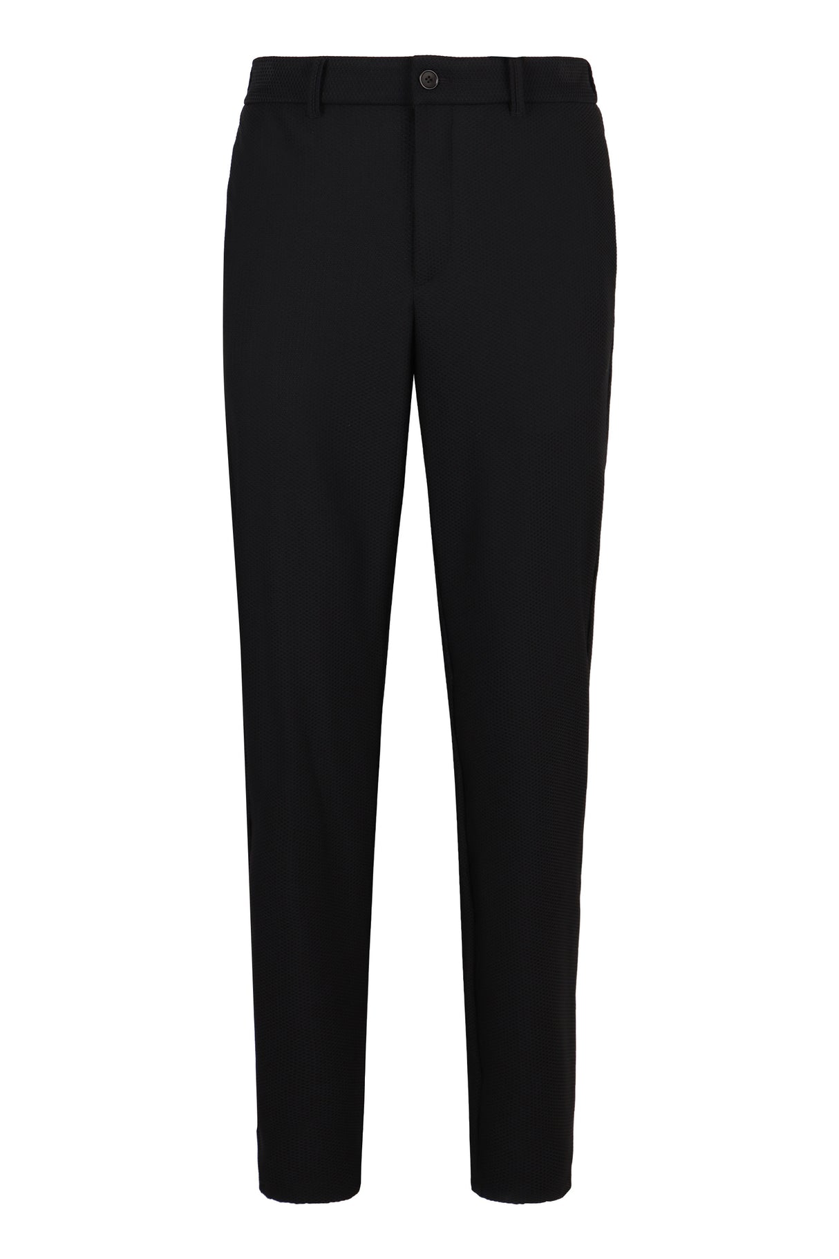 GIORGIO ARMANI Sleek Techno Fabric Tailored Pants