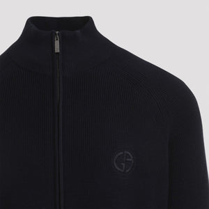 GIORGIO ARMANI Classic Men's Virgin Wool Cardigan